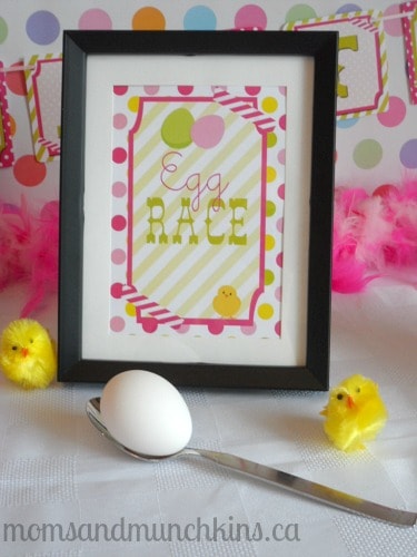 Easter Party Ideas - Egg Race