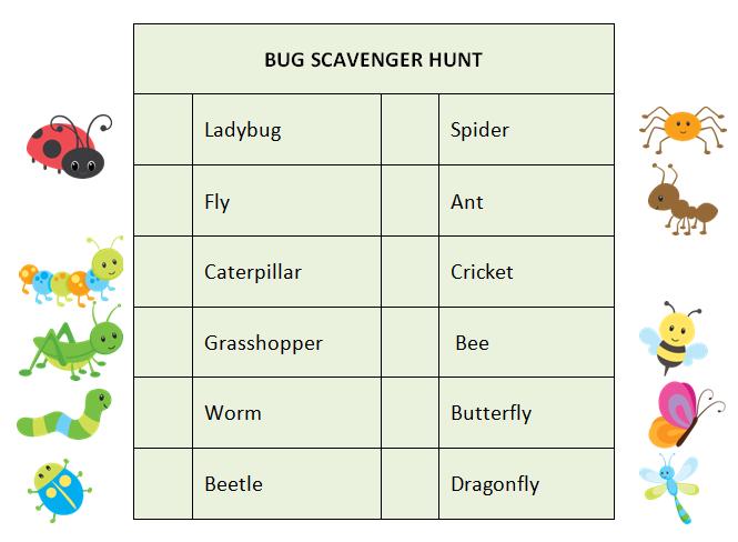 Bug-Scavenger-Hunt