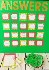 Christmas Carol Game  Free Printable from Moms & Munchkins