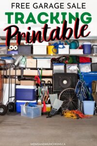 Organizing a Garage Sale (free printables) - Moms &amp; Munchkins