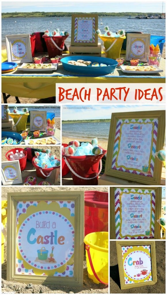 Beach Birthday Party Ideas Moms & Munchkins