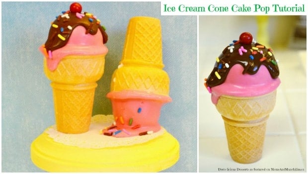 Ice Cream Cone Cake Pops
