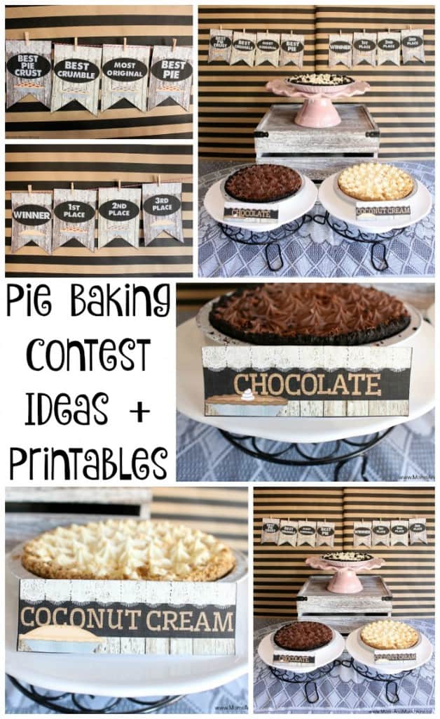 Pie Baking Contest Printables - Moms &amp; Munchkins