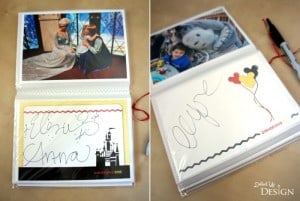 DIY Disney Autograph Books - Moms &amp; Munchkins