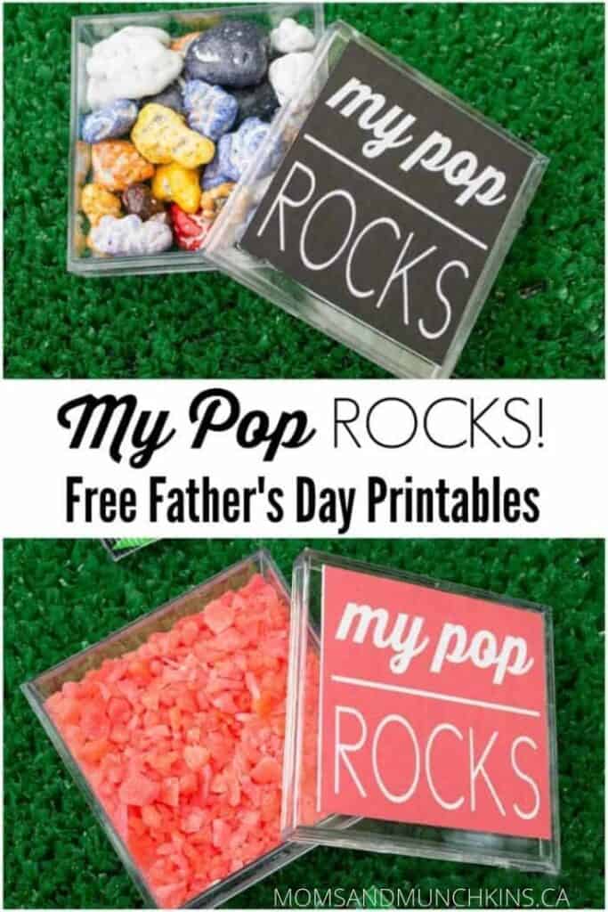 Pop Rocks Father's Day Idea - Moms &amp; Munchkins