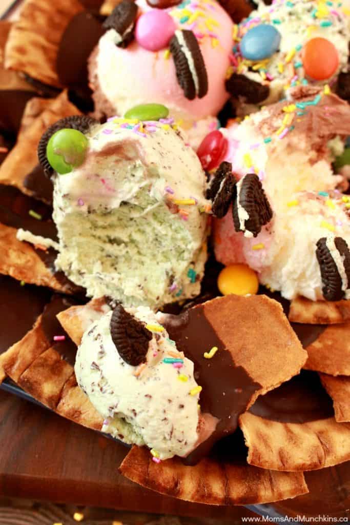 Ice Cream Nachos Recipe Moms & Munchkins
