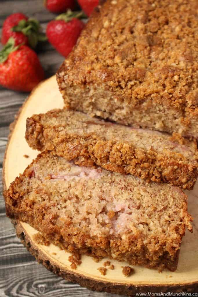 Strawberry Banana Bread Recipe Moms & Munchkins