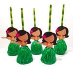 Hawaiian Girl Cake Pops