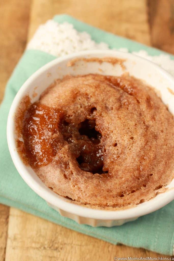 Cinnamon Roll Mug Cake Recipe Moms & Munchkins