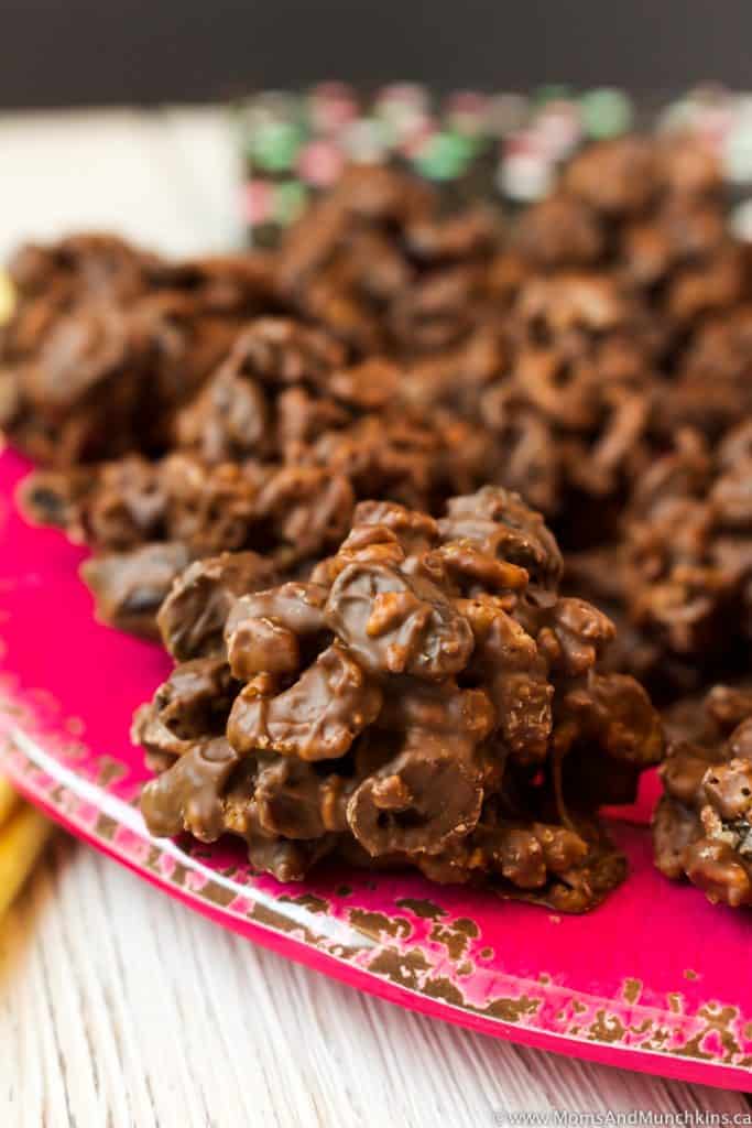 Dried Fruit Chocolate Clusters Recipe Moms & Munchkins