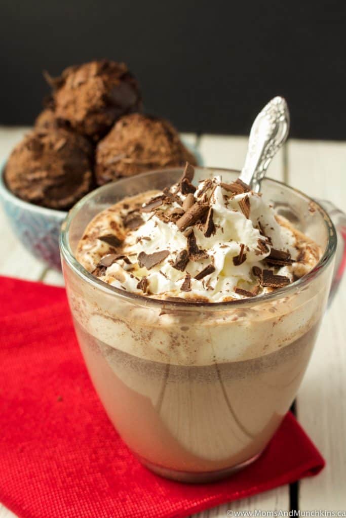 Hot Chocolate Truffles Recipe - Moms &amp; Munchkins