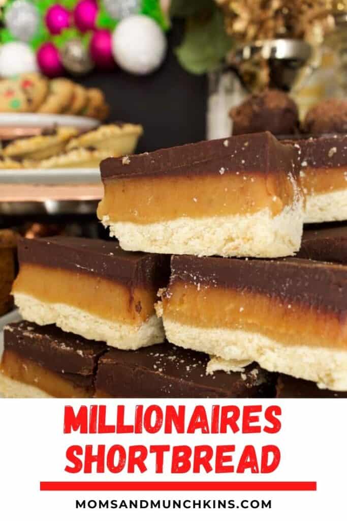 Millionaires Shortbread Recipe - Moms &amp; Munchkins