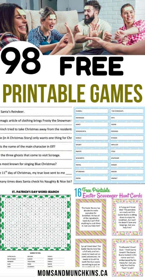 Printable Games For The Entire Family Moms Munchkins Printable Games For The Entire Family Moms Munchkins