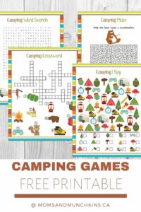 Free Camping Game Printables For Your Next Family Adventure